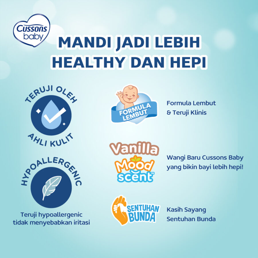 Cussons Baby Mild & Gentle Hair & Body Wash Pump - Image 3