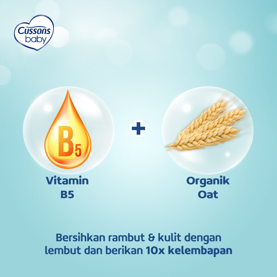 Cussons Baby Mild & Gentle Hair & Body Wash Pump - Image 4