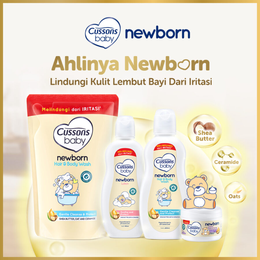 Cussons Baby Newborn Hair & Body Wash 400ml - Image 5