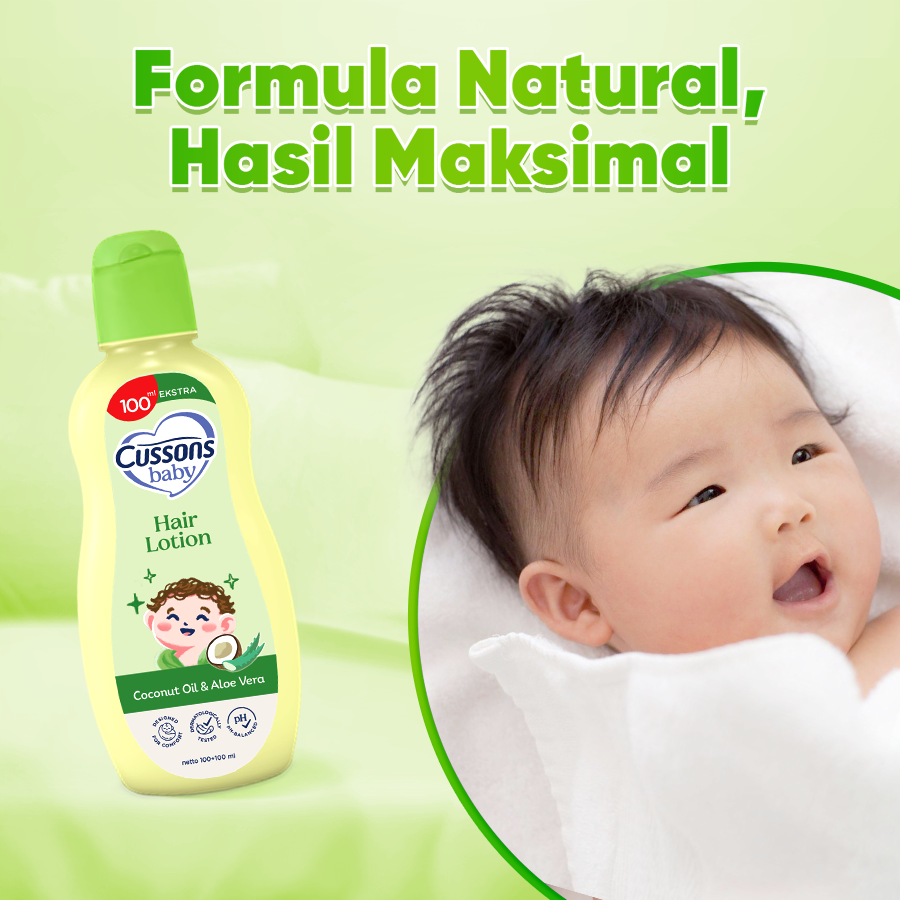 Cussons Baby Hair Lotion Coconut Oil & Aloe Vera