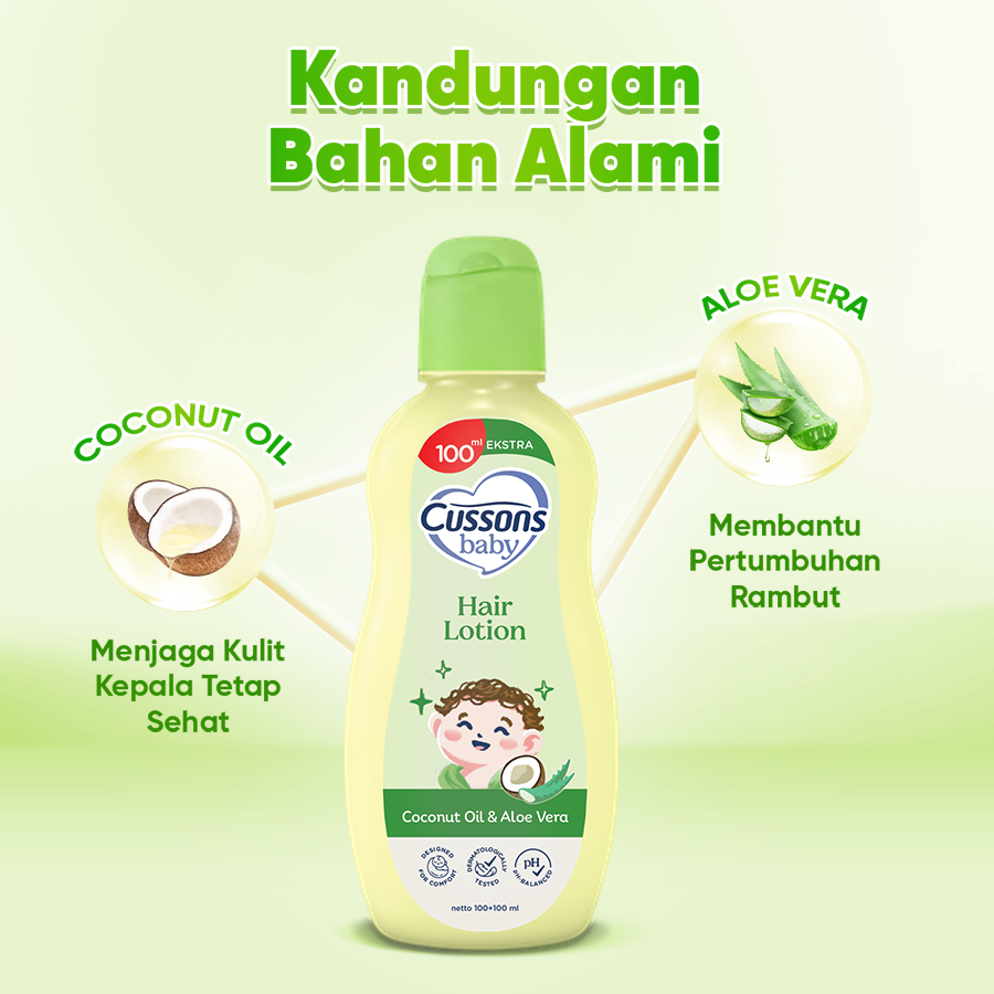 Cussons Baby Hair Lotion Coconut Oil & Aloe Vera