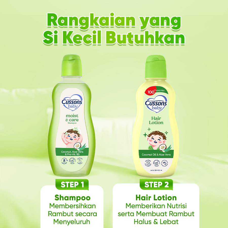 Cussons Baby Hair Lotion Coconut Oil & Aloe Vera