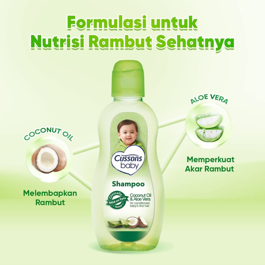 Cussons Baby Shampoo Coconut Oil & Aloe Vera