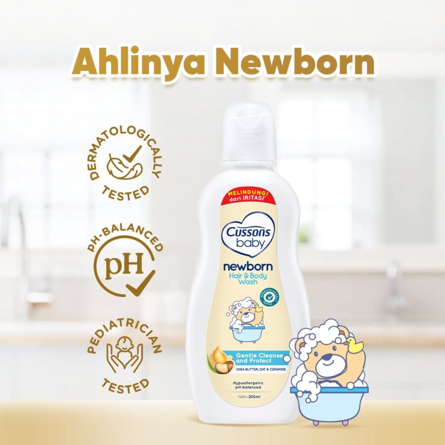 Cussons Baby Newborn Hair Body Wash Cussons Baby Indonesia