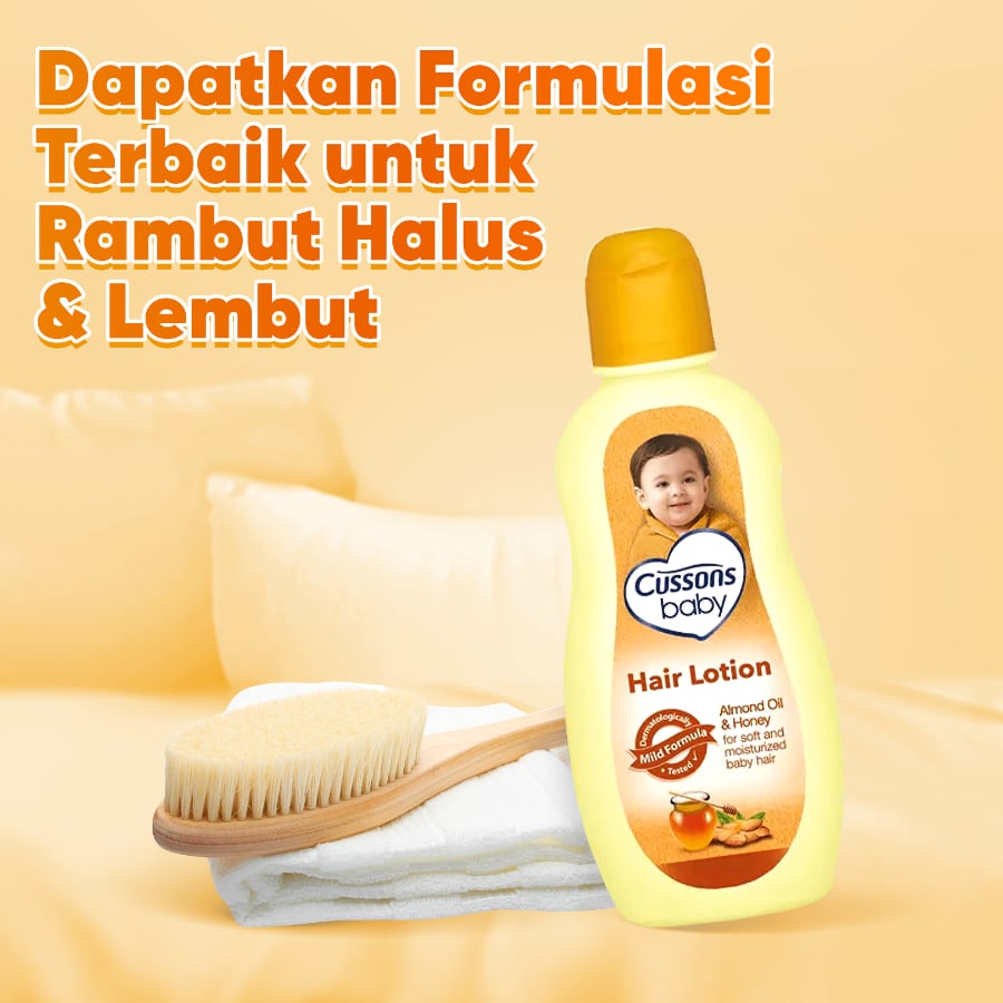 Cussons Baby Hair Lotion Almond Oil & Honey