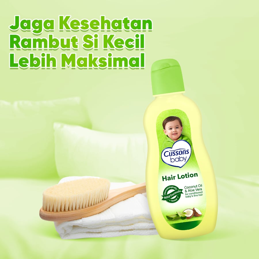 Cussons Baby Hair Lotion Coconut Oil & Aloe Vera