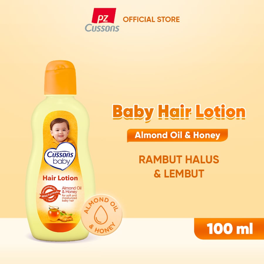 Cussons Baby Hair Lotion Almond Oil & Honey