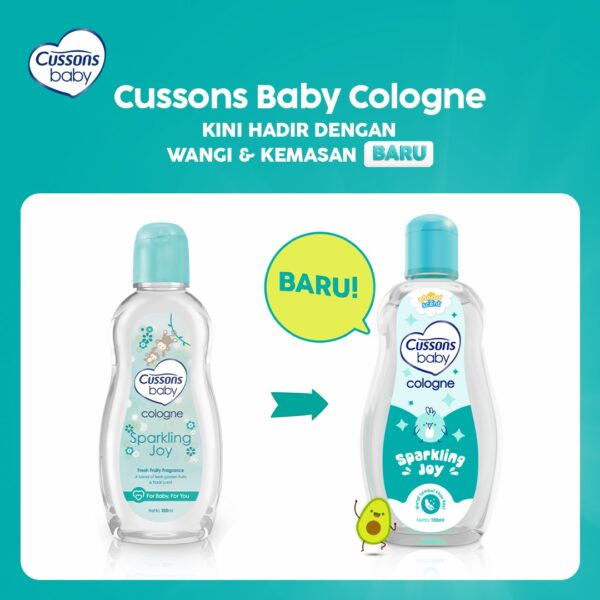 Cussons Baby Cologne Sparkling Joy - Minyak Wangi Bayi 100ml - Image 3