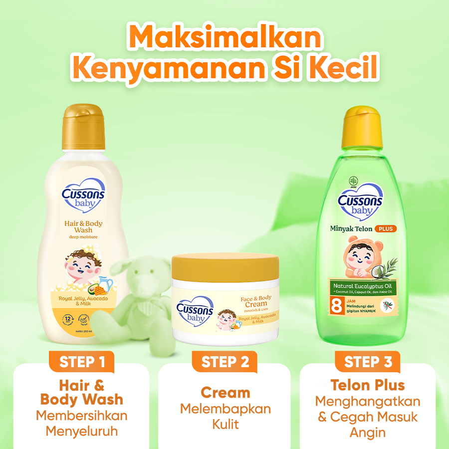 Cussons Baby Minyak Telon Plus