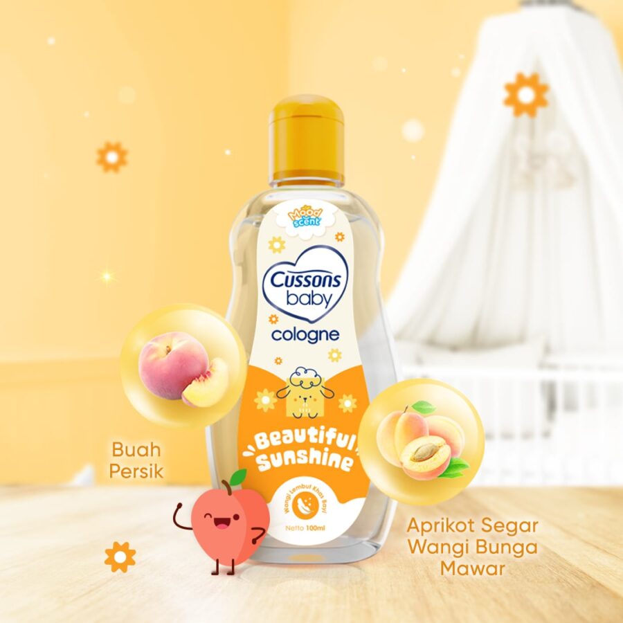 Cussons Baby Cologne Beautiful Sunshine - Minyak Wangi Bayi 100ml