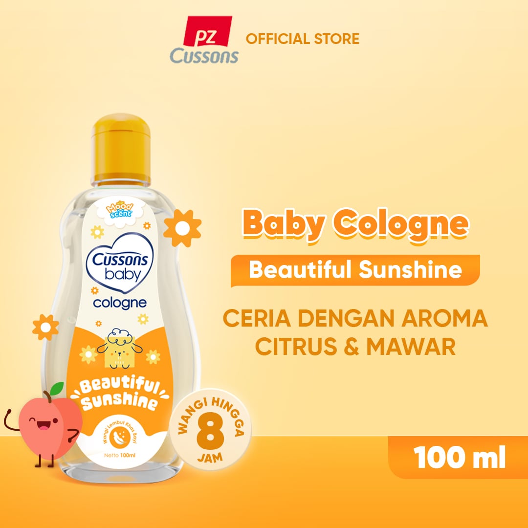 Cussons Baby_Thumbnail-Cologne Beautiful Sunshine 100ml Cussons Baby Cologne Beautiful Sunshine - Minyak Wangi Bayi 100ml