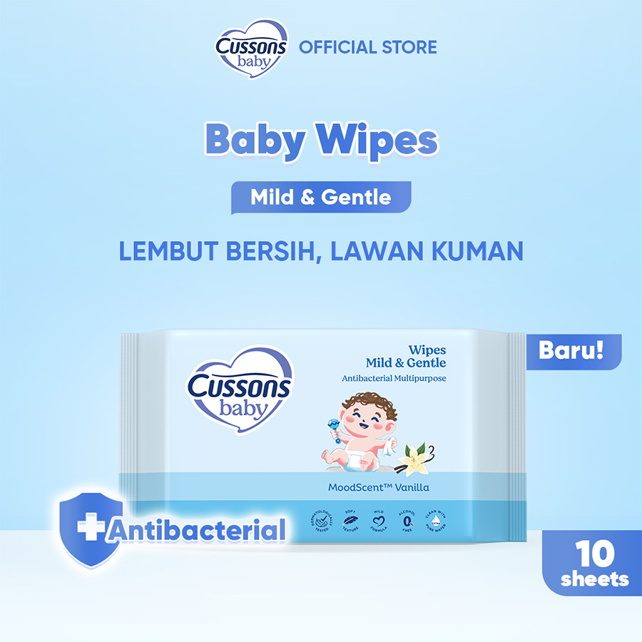 Antibacterial Multipurpose Wipes Mild & Gentle