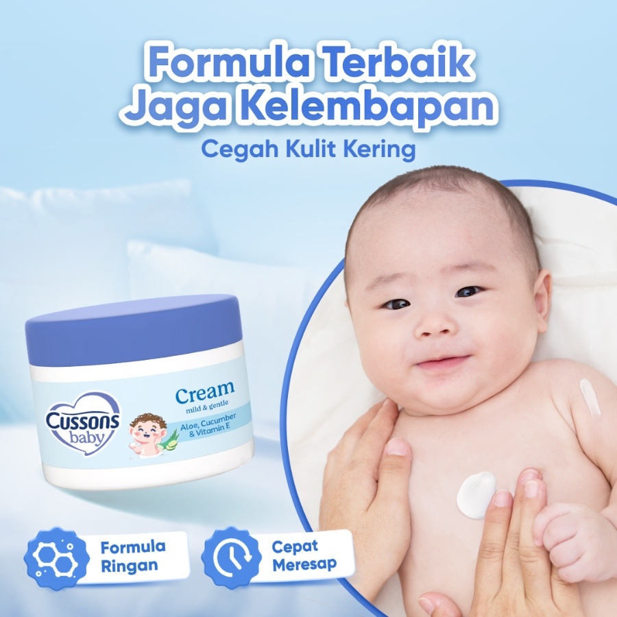 MildGentle_Slide2-Cream50gr Cussons Baby Mild & Gentle Cream