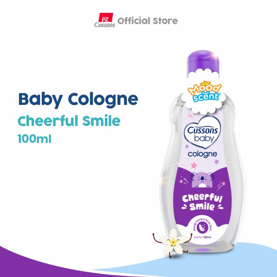 Cussons Baby Cologne Cheerful Smile - Minyak Wangi Bayi 100ml - Image 2