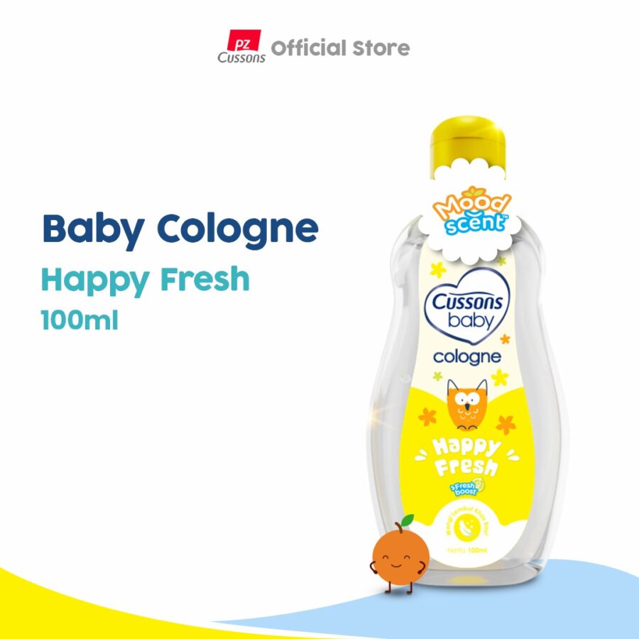 Cussons Baby Cologne Happy Fresh - Minyak Wangi Bayi 100ml - Image 2
