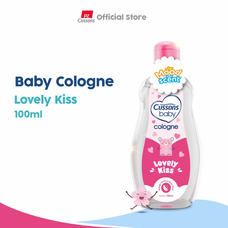 Cussons Baby Cologne Lovely Kiss - Minyak Wangi Bayi 100ml - Image 2