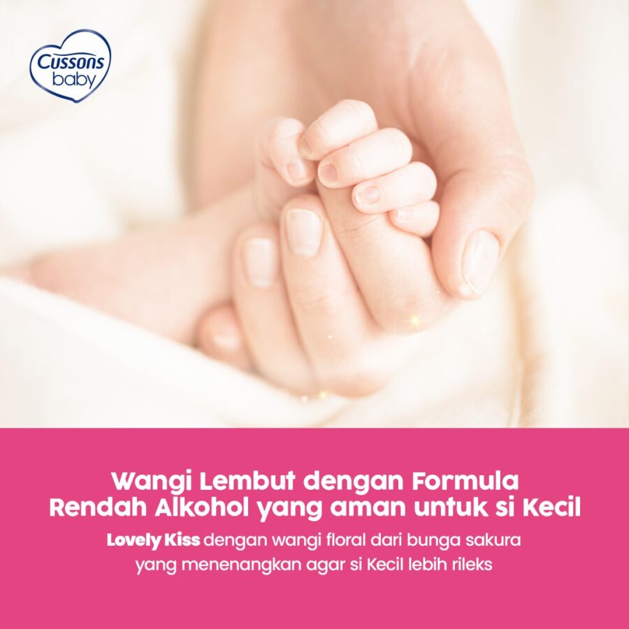 Cussons Baby Cologne Lovely Kiss - Minyak Wangi Bayi 100ml - Image 5
