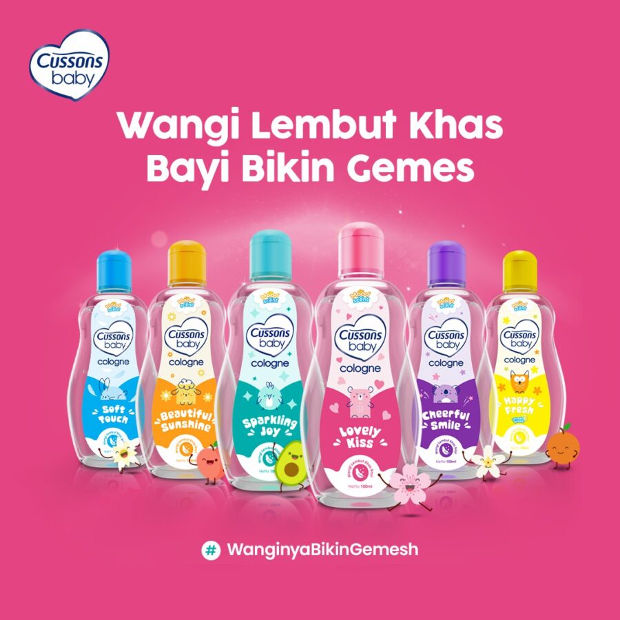 Cussons Baby Cologne Lovely Kiss - Minyak Wangi Bayi 100ml - Image 7