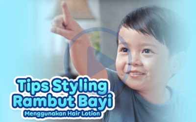 Tips Styling Rambut Bayi Menggunakan Hair Lotion