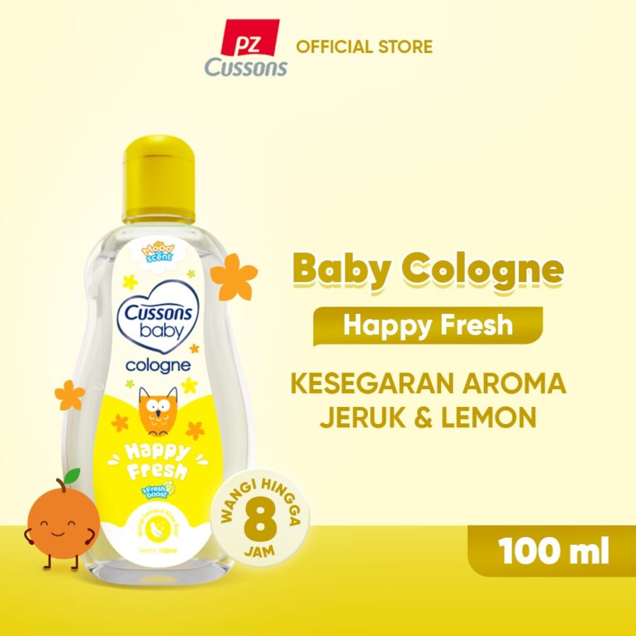 Cussons Baby Cologne Happy Fresh - Minyak Wangi Bayi 100ml