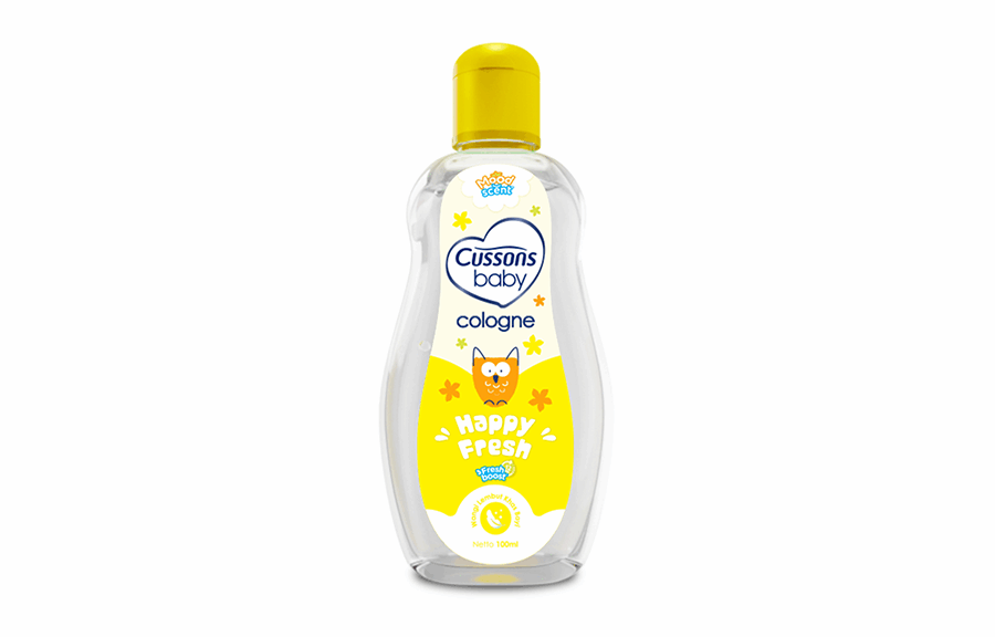Cussons Baby Cologne Happy Fresh - Minyak Wangi Bayi 100ml