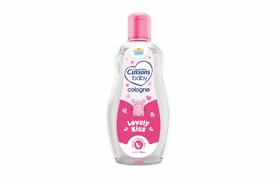 Cussons Baby Cologne Lovely Kiss - Minyak Wangi Bayi 100ml