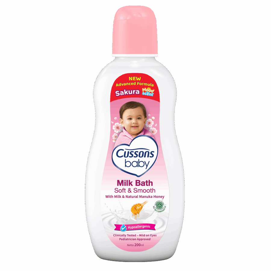 Cussons Baby Soft & Smooth Milk Bath 100ml & 200ml