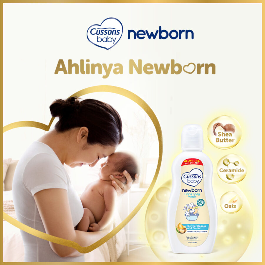 Cussons Baby Newborn Hair & Body Wash - Image 2