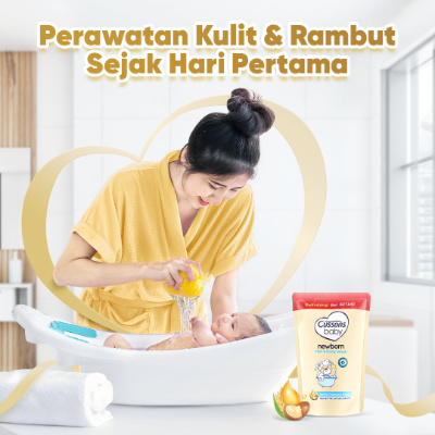 Cussons Baby Newborn Hair & Body Wash Refill