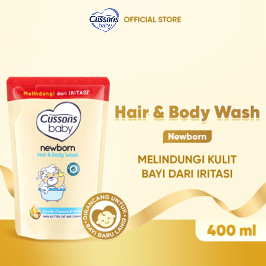 Cussons Baby Newborn Hair & Body Wash Refill