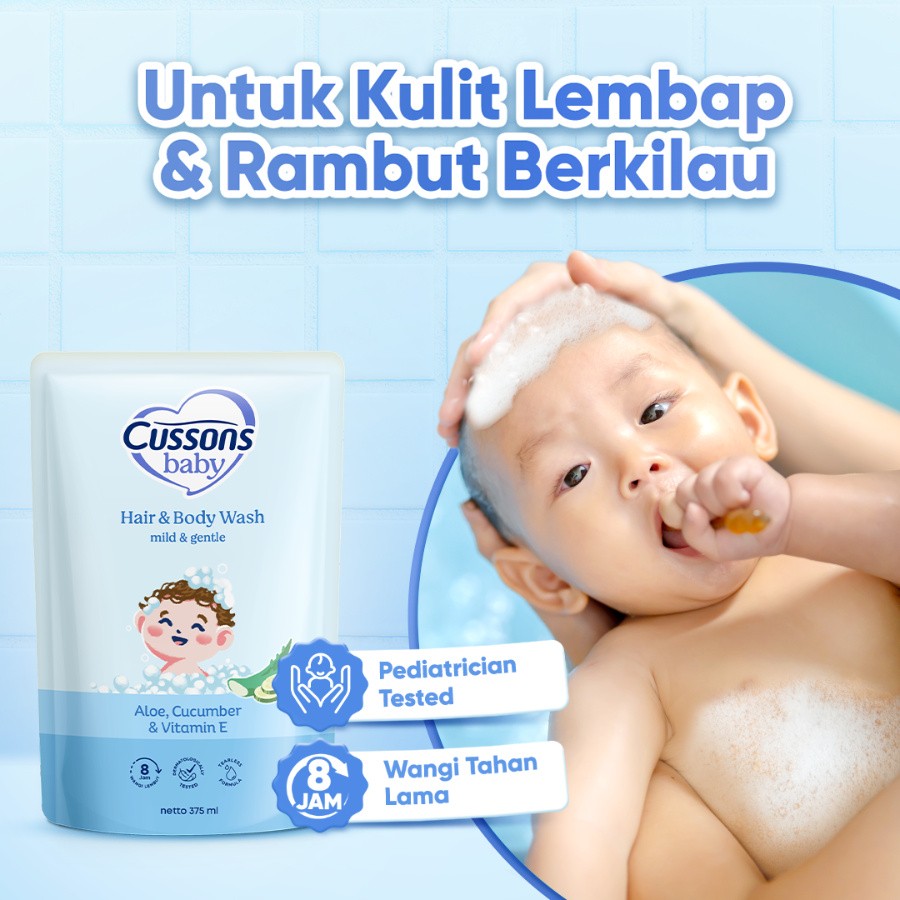 Cussons Baby Mild & Gentle Hair & Body Wash Refill