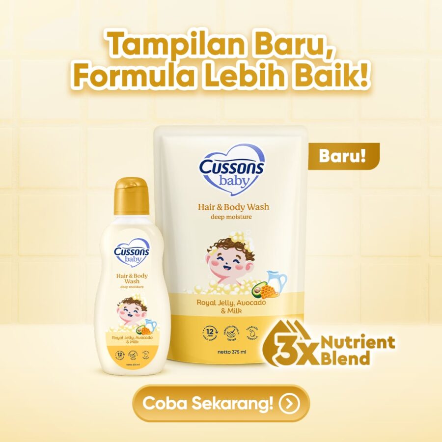 Cussons Baby Hair & Body Wash Deep Moisture