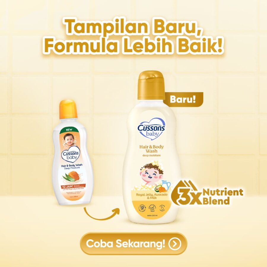 Cussons Baby Hair & Body Wash Deep Moisture