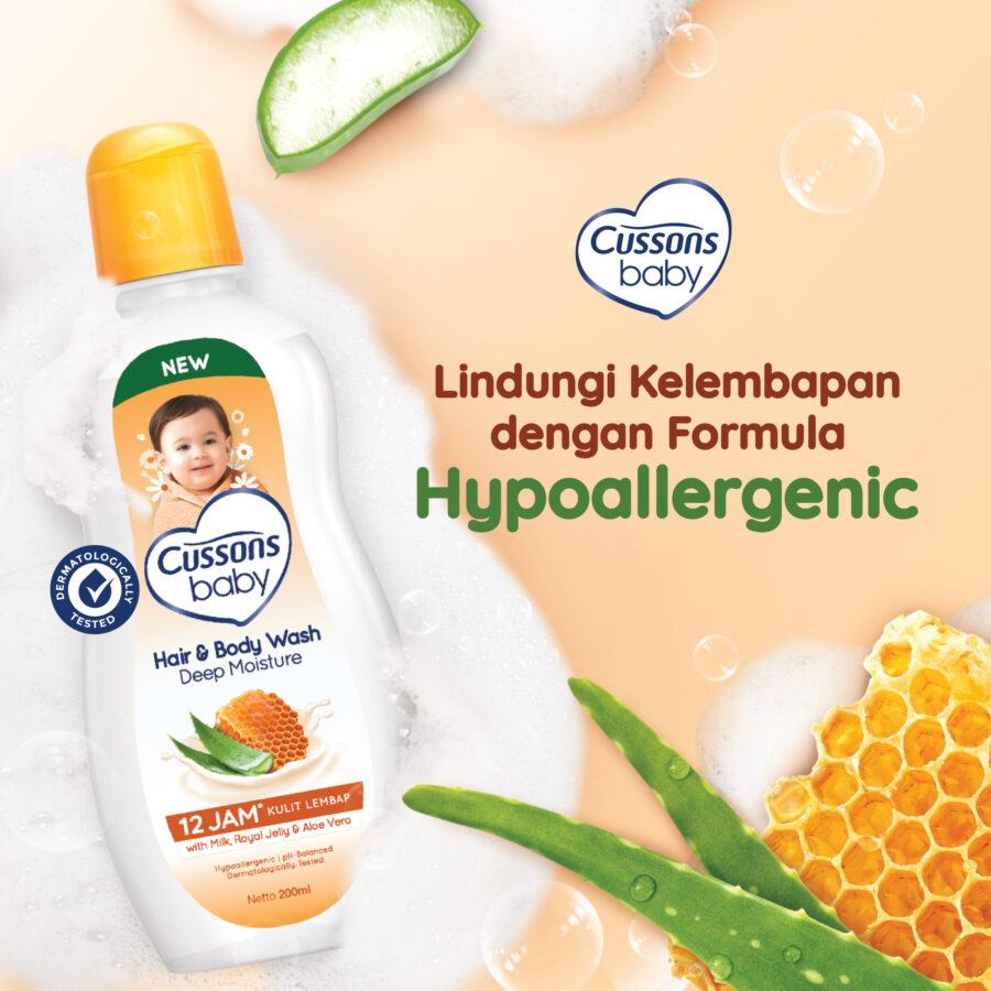 Cussons Baby Hair & Body Wash Deep Moisture - Image 3