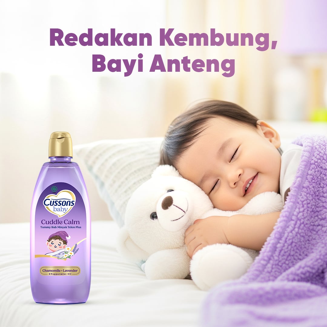 Cuddle Calm - Minyak Telon - Slide 2 Cuddle Calm Tummy Rub Minyak Telon Plus