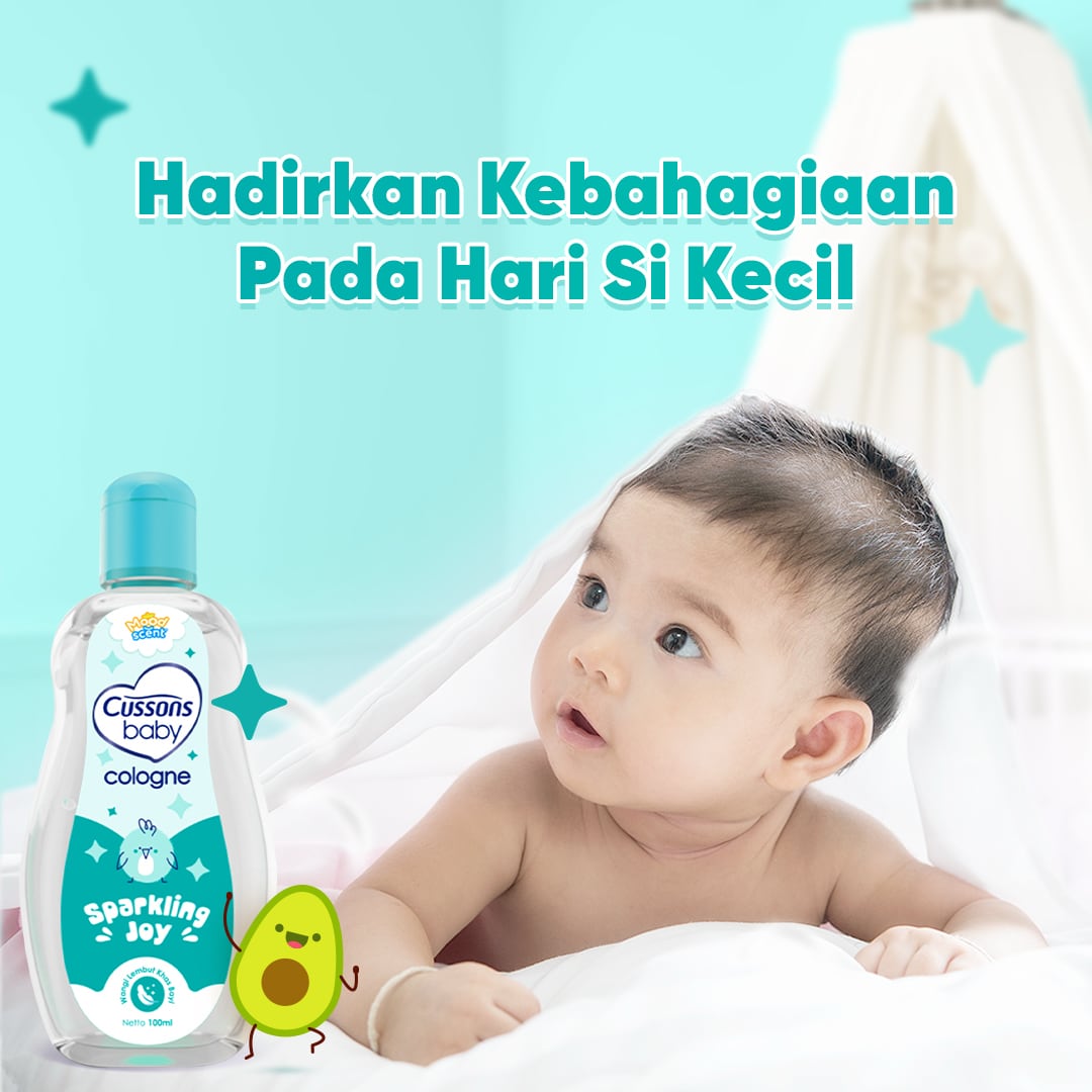 Cussons Baby_Slide 2-Parfum Bayi Cologne Sparkling Joy 100ml Cussons Baby Cologne Sparkling Joy - Minyak Wangi Bayi 100ml
