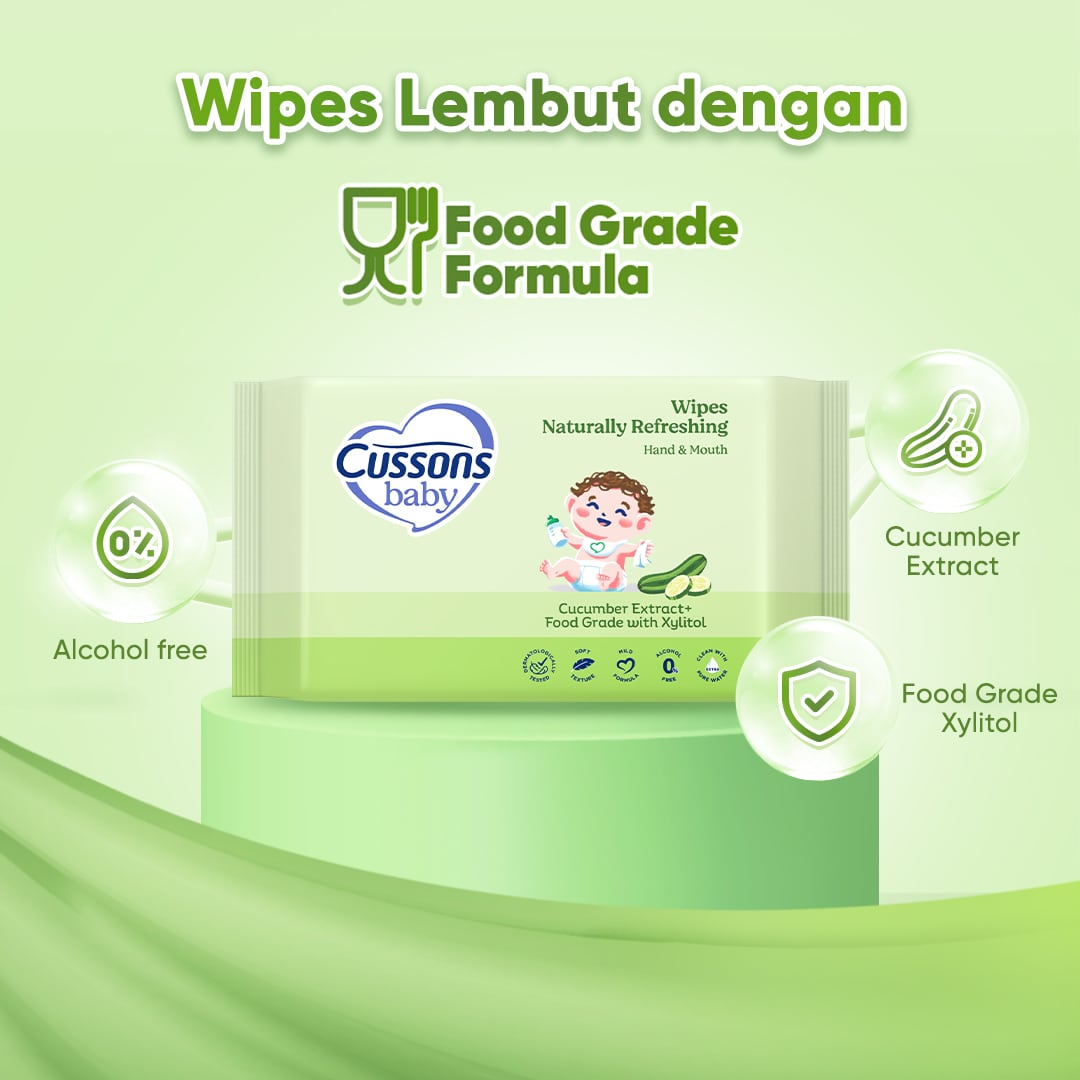 Hand and Mouth Wipes Naturally Refreshing