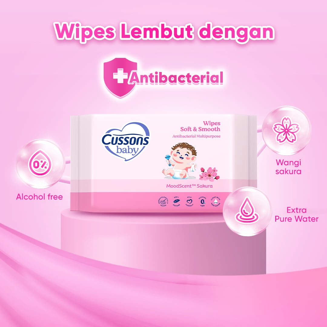 Antibacterial Multipurpose Wipes Soft & Smooth