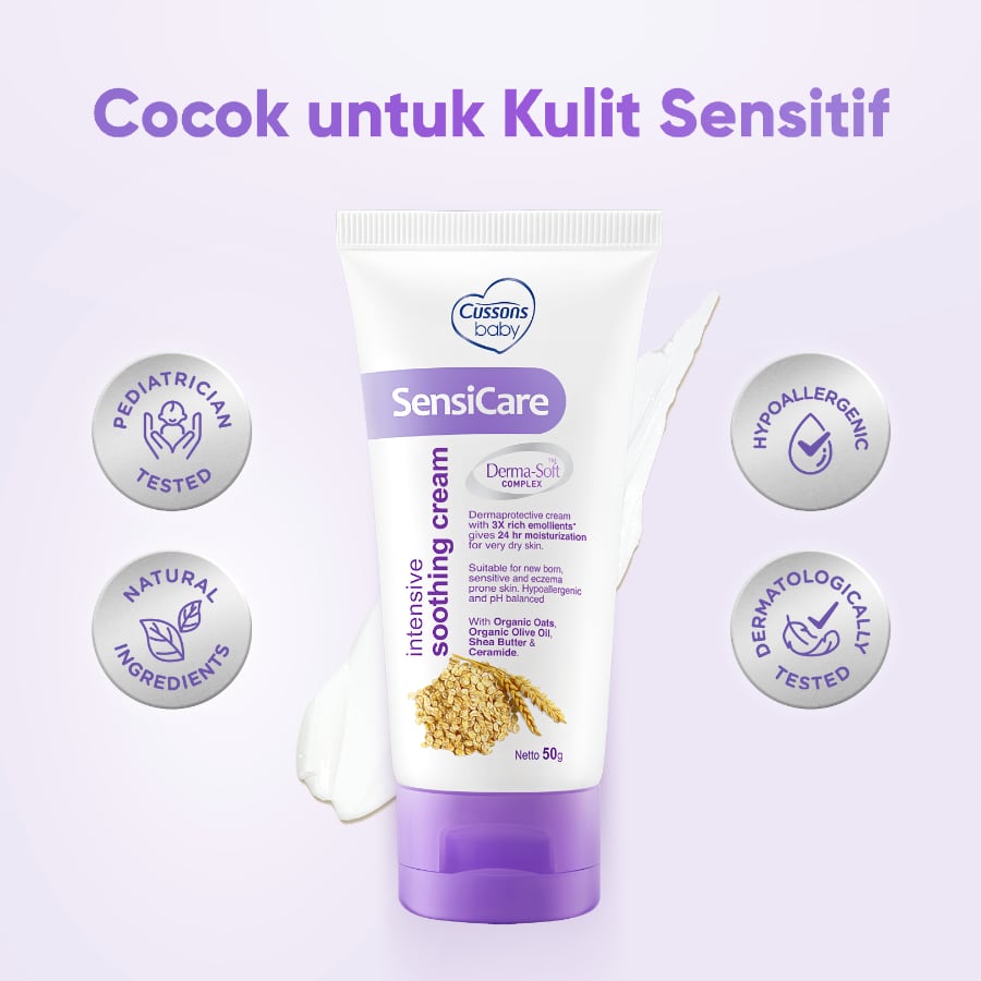 Cussons Baby Lotion Sensicare Intensive Soothing Cream