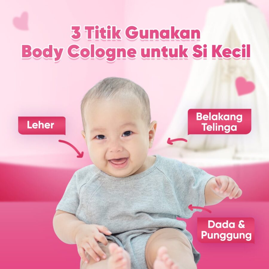 Cussons Baby Cologne Lovely Kiss - Minyak Wangi Bayi 100ml