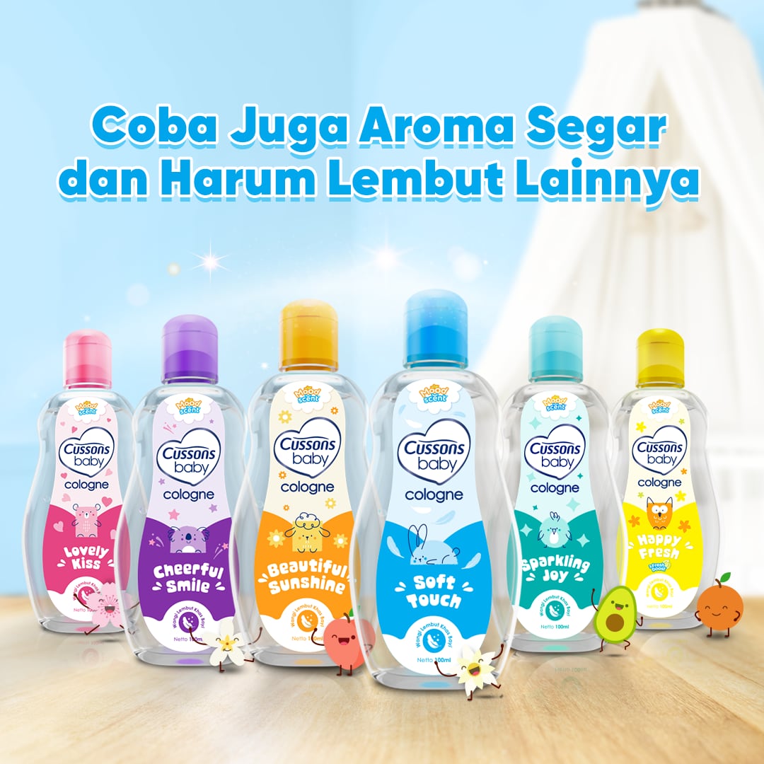Cussons Baby_Slide 6-Parfum Bayi Cologne Soft Touch 100ml Cussons Baby Cologne Soft Touch- Minyak Wangi Bayi 100ml