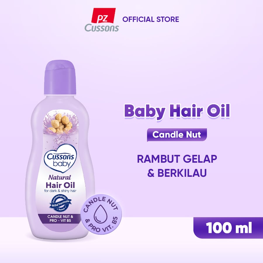 Cussons Baby Natural Hair Oil Candlenut