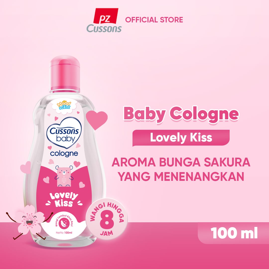 Cussons Baby Cologne Lovely Kiss - Minyak Wangi Bayi 100ml