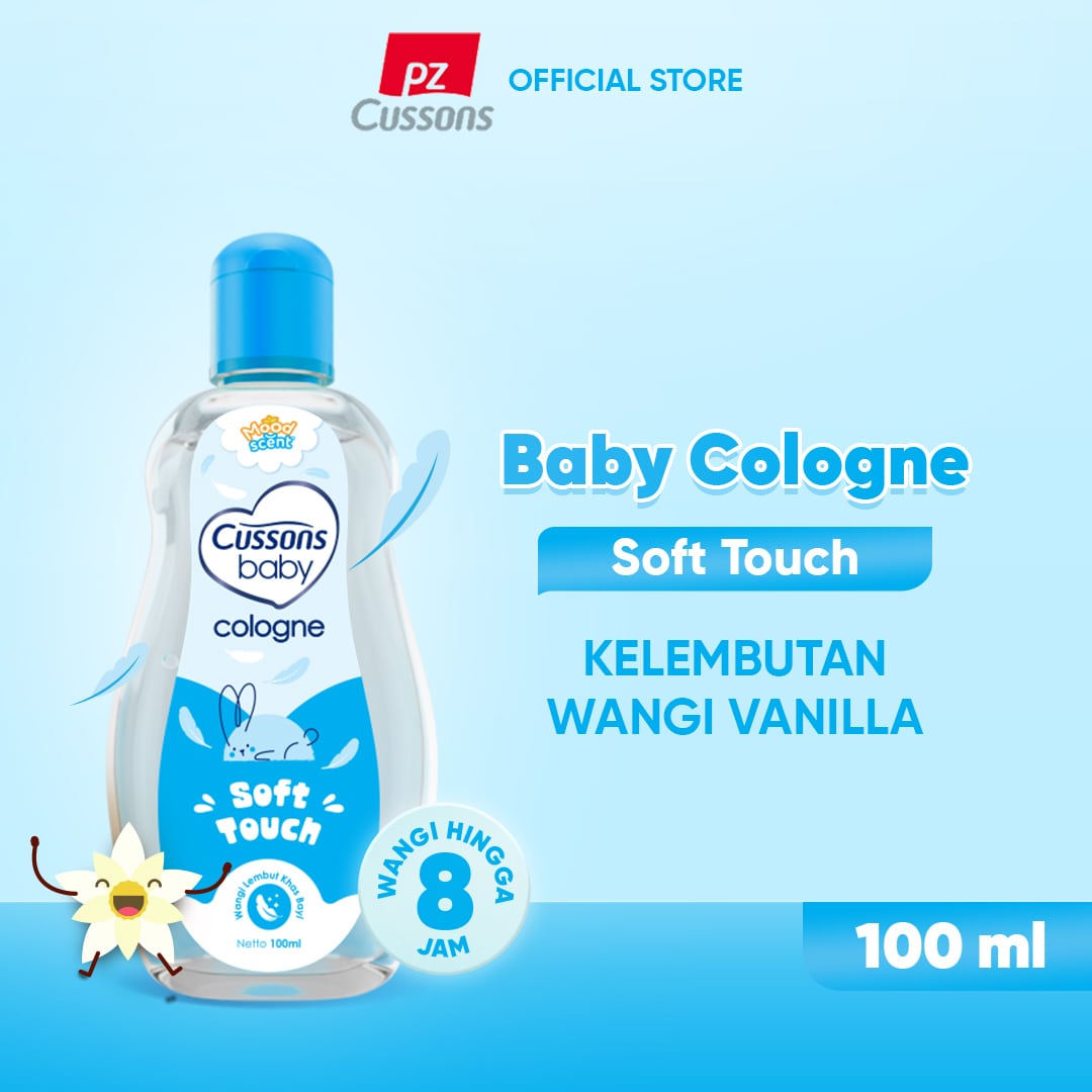 Cussons Baby Cologne Soft Touch- Minyak Wangi Bayi 100ml