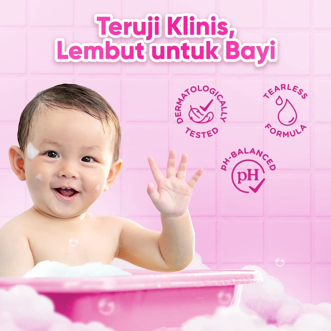 Cussons Baby Soft & Smooth Milk Bath Pump