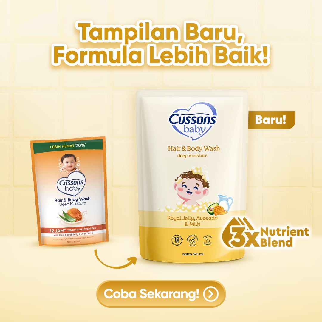 Cussons Baby Hair & Body Wash Deep Moisture Refill