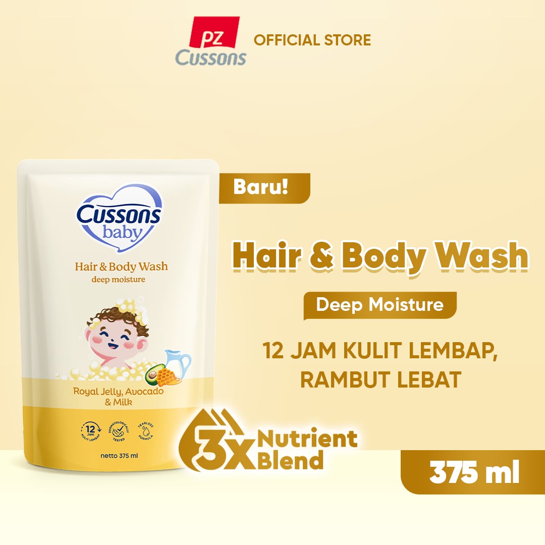 Cussons Baby Hair & Body Wash Deep Moisture Refill