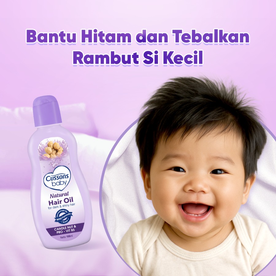 Cussons Baby Natural Hair Oil Candlenut