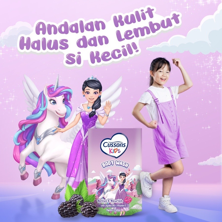 Cussons Kids Body Wash Unicorn Active & Nourish
