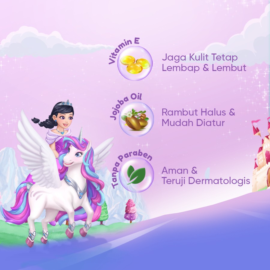 Cussons Kids Hair & Body Cologne Unicorn Fruity Berries